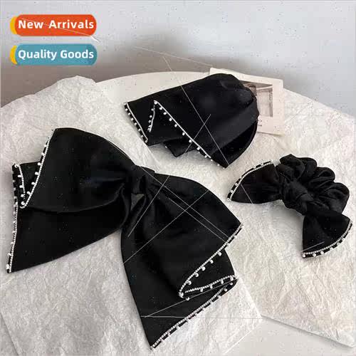 High-grade boutique hair accessories fine handmade bow clips