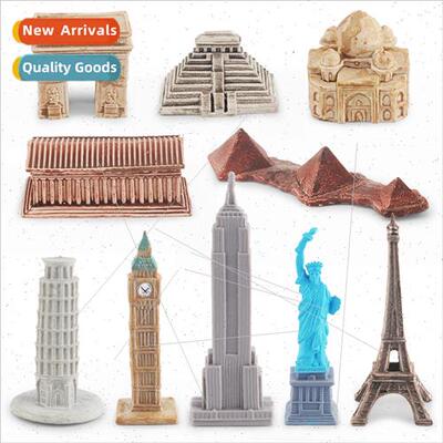 Paris Arc de Triomphe Egyptian pyramids Empire State Buildin