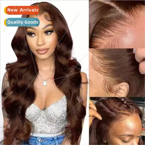 Water ripple curly hair big wave long curly hair front lace