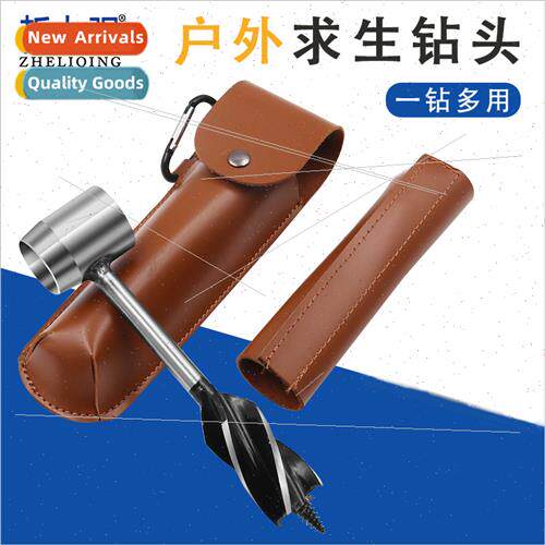 Outdoor Survival Drill B Drill Wood Hole Splting Tool Set Wo