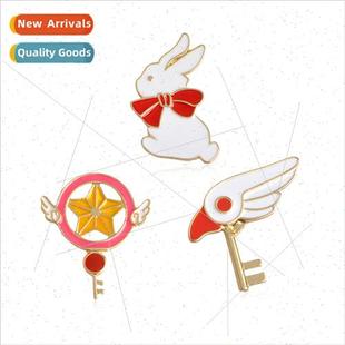 rabb creative whe war star personalized bird key brooch