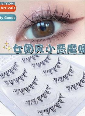 V-girl group false eyelashes whole transparent stems manga d