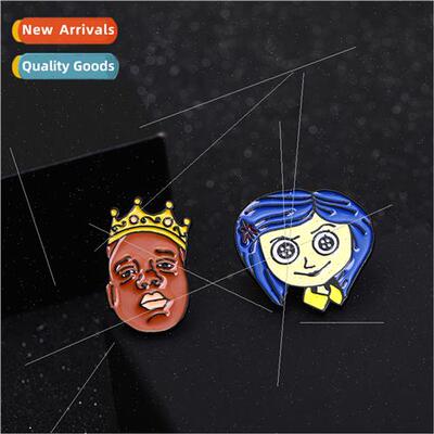 Anime  jewelry cartoon king ghost mother brooch ins clothing