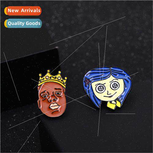 Anime  jewelry cartoon king ghost mother brooch ins clothing