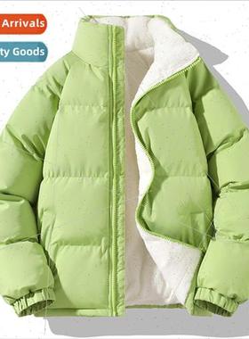 Men coat winter cotton jacket thickened tide big yards colla