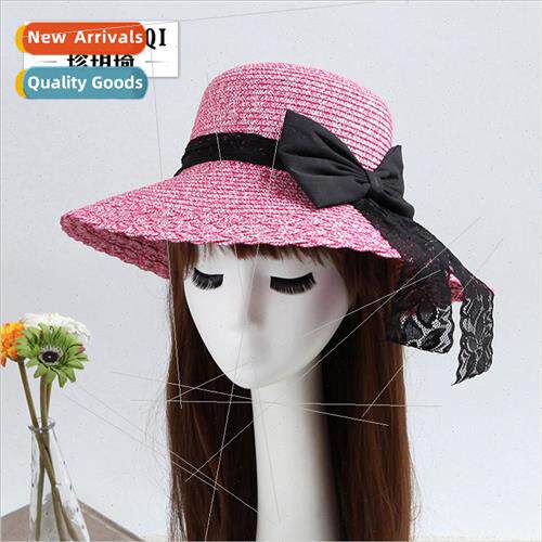 new spring summer large brim sunscreen straw hat Ms. sun-sha