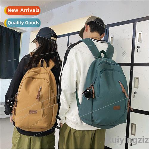 Shoulder bag female fashion casual canvas backpack male Japa