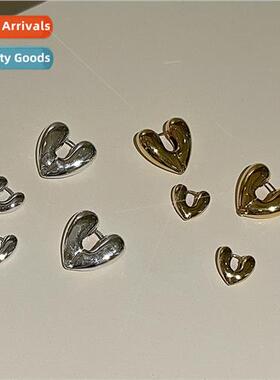 2022 spring summer new fashion heart-shaped love heart earri