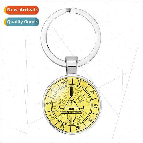 Pendant Weirdville Gravity Decoder Triangle Time Gemstone Al