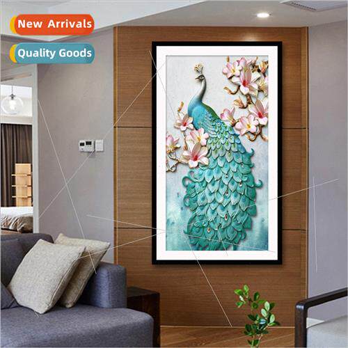5d sticker drill painting full diamonds new living room entr