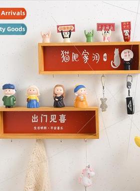 Modern mple Entryway Decorative Painting Key Storage Shelf C