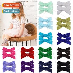 clips Europe hairpin bow side match hair girls Children cute