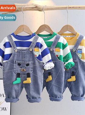 Boys baby sweater backpack spring and autumn  baby fall clot