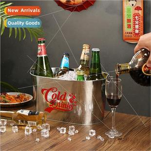 ice bucket beer Enlarged chilling iron bar champ oval