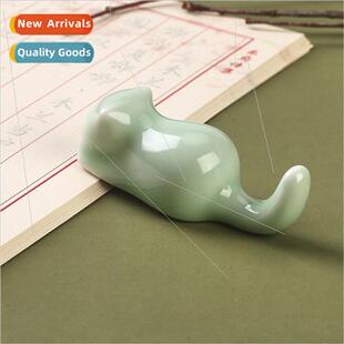 Cultural creative cat animal ceramic pen holder creative ler