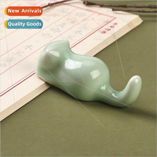 Cultural creative cat animal ceramic pen holder creative ler