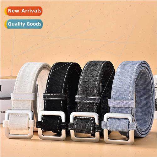 Oxd Fabric Belt Women Casual Denim Color Dress Coat No-Punch