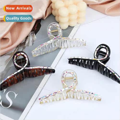 Grab clip Korea elegant temperament hair grab rhinestone hai