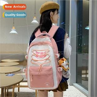 fresh sweet student Student female new backpack schoolbag