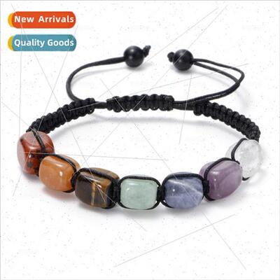 Europe new fashion tiger eye stone old topaz agate colorful