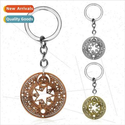 Anime  magic card girl sakura magic array keychain pendant h