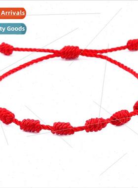 Europe new braided red hrope trans bracelet creative couple