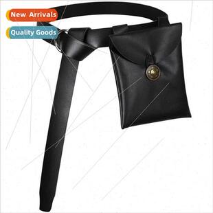 Medieval Knight Belt Renaissance LARP Costume Belt PU Leathe