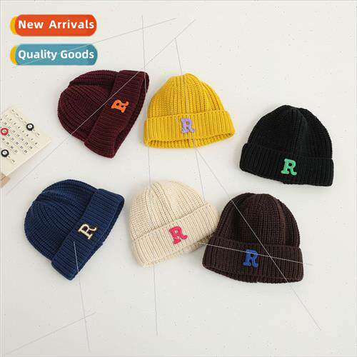 New children melon cap R  knted cap autumn winter  small fre