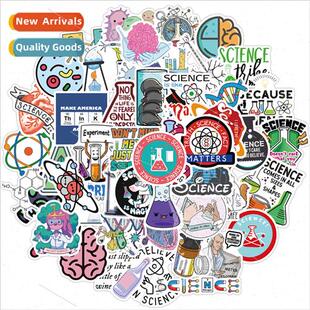 50 new lab physical chemistry doodle stickers luggage guar w
