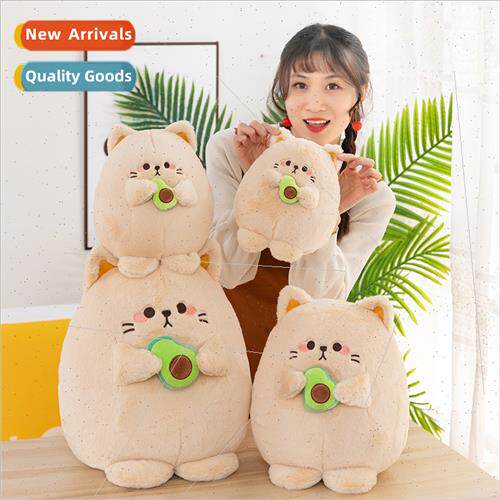 Avocado cat doll plush toy pillow cat doll children cloth do