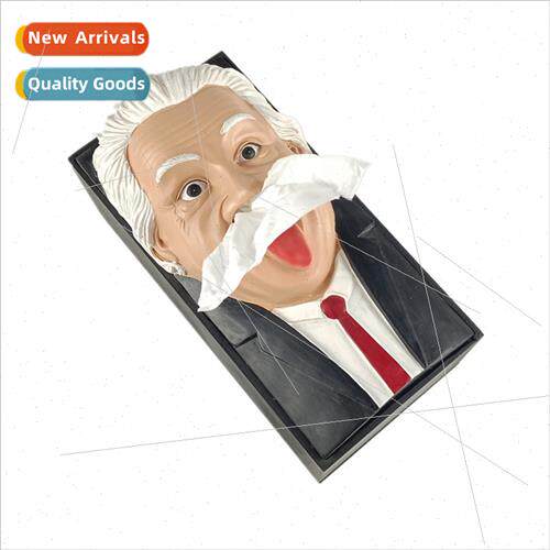 Einstein tissue box creative home draw box great man einstei