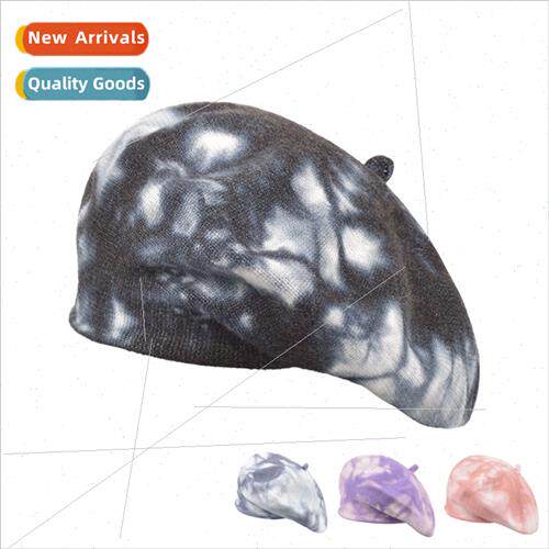 Autumn winter new rabb fur velvet blended beret female Korea