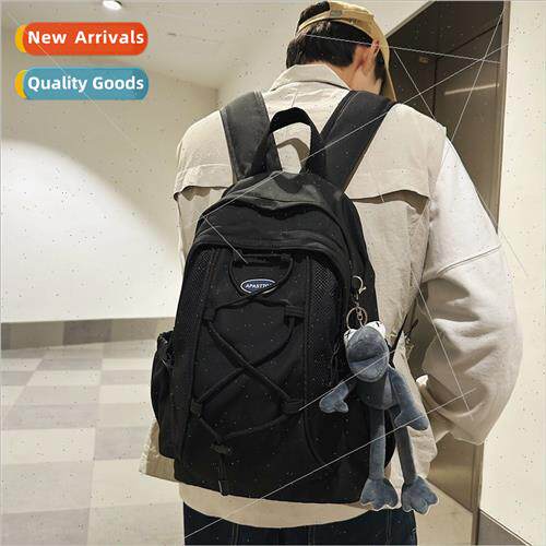 Japan system shoulder bag men work wear rope large-capacy co