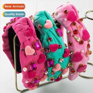 hair bands glass new diamo stitched hand Europe 适用women