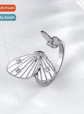 Europe exquise open finger ring creative enamel simple niche