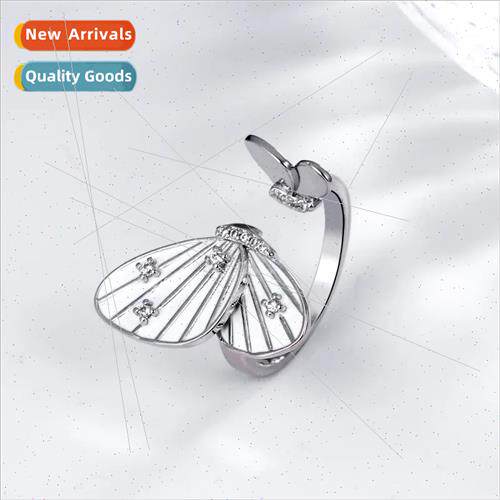 Europe exquise open finger ring creative enamel simple niche