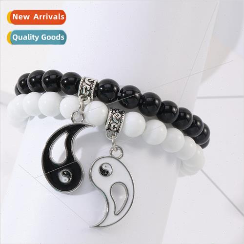 Popular strings yin yang bagua taiji couple bracelet simple