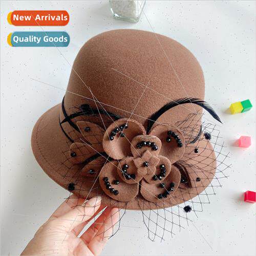 Hat female Japanese flower sun hat fall and winter fashion m