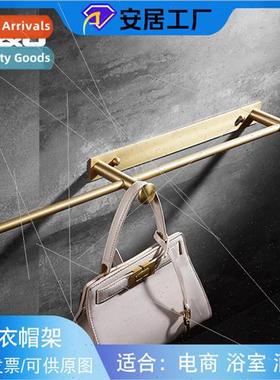 Brass Coat Rack Wall Hanging Clothes Rack Entryway Minimalis