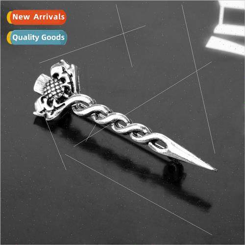 New retro Celtic knot brooch pin film and  ancient battlefie