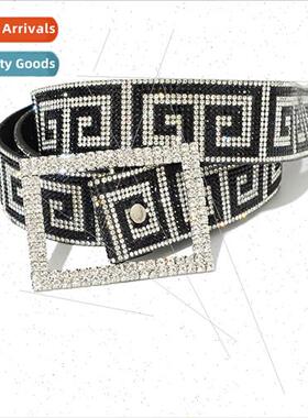 Women diamond belt Europe women new hundred full body rhines