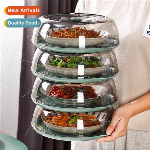 Transparent dish cover household dining table rice cover din