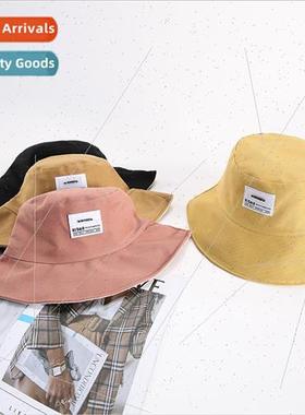 2022 spring summer new nd in brim double-sided fisherman hat