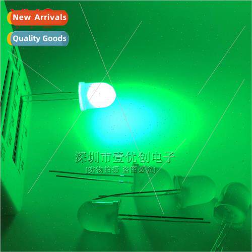 LED 10MM ght Emting Diode Green emting emerald green F10mm G