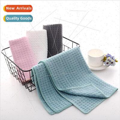 Waffle Bath Towel Adult Water Absorbent Quick Drying Non nti
