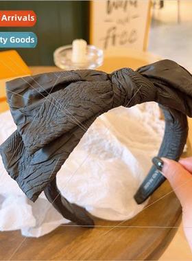 new pleated glutinous drop texture sense oversized double bo