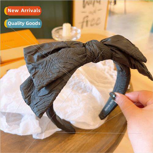 new pleated glutinous drop texture sense oversized double bo