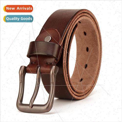 Belt male leather youth belt casual pin buckle pants belt wa