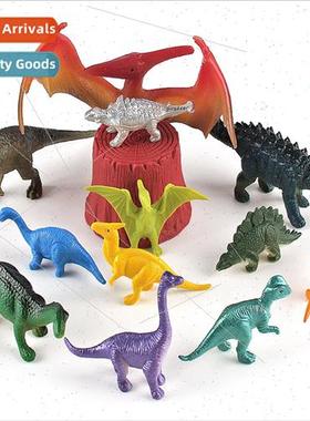 dinosaur model microscopic ornaments set primive tribal comb