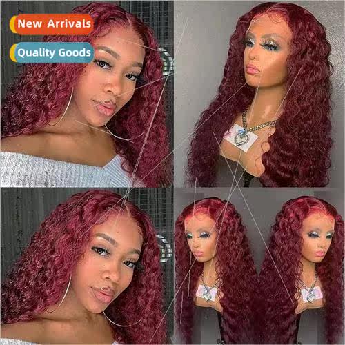 Front Lace Wigs Europe Wigs Small Curly Chemical Fiber Head